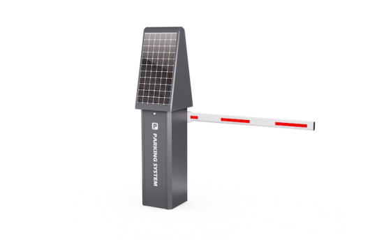 Solar Powered Parking Boom Barrier Gate