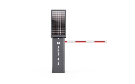 Solar Powered Parking Boom Barrier Gate