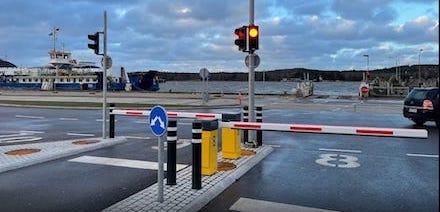 Ferry Loading Traffic Control at Klaipeda, Lithuania