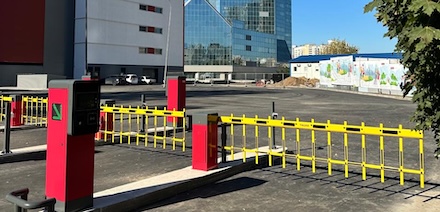 Dashou Parking Barrier Gate in Russia