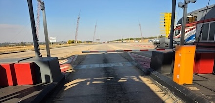 Dashou 0.6s toll barrer in South Africa